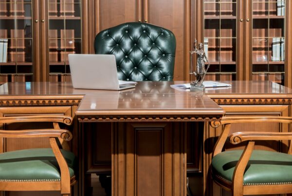The Best Legal Funding Business Practices blog image. Photo of the interior of an office at a law firm.